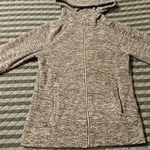 Calvin Klein Fleece Zip-up Sz Medium